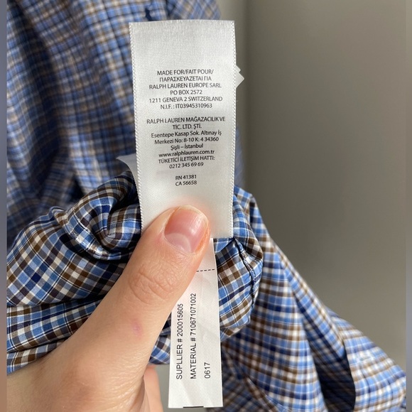 Polo Ralph Lauren Button Down Shirt Men’s Cotton Career Work Sz L - Picture 12 of 12